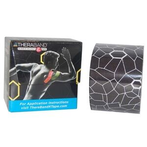 🆕 THERABAND Kinesiology Tape Waterproof Physio Tape for Pain Relief BLACK
